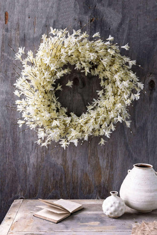 25" Forsythia Wreath