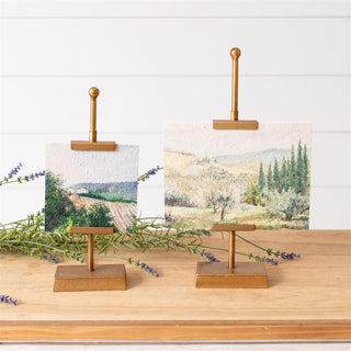 Gold Easel with Landscape Painting - Choose Style