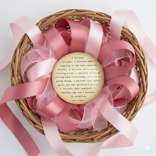 Paperweight - I Believe in Pink