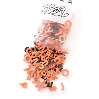 200pc Coral Magnetic Letters