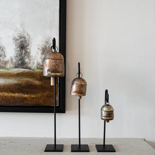 Vintage Inspired Iron Bell Stands - Choose Size
