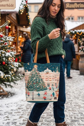 Christmas Scene Tote