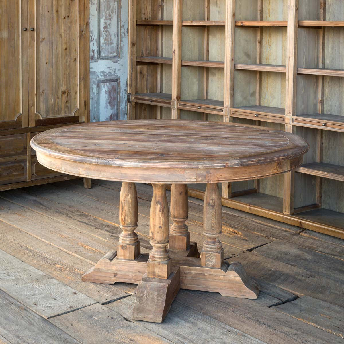 Old Pine Balustrade Table - More Coming