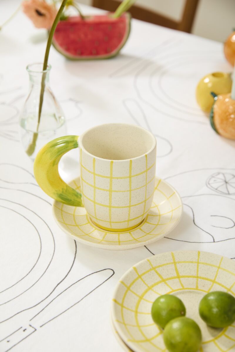 Banana Mug and Saucer Set