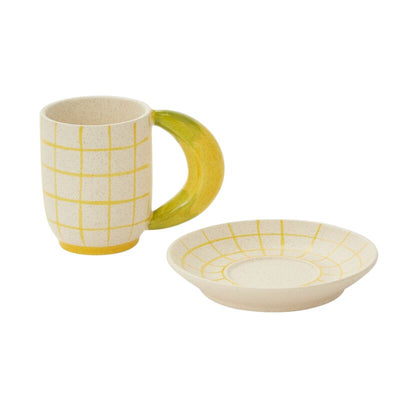 Banana Mug and Saucer Set