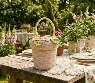 Flower Pot Garden Party Purse