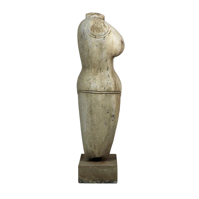 White Marble Bathing Suit Bust