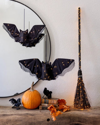 50" Glowing Witch's Broom
