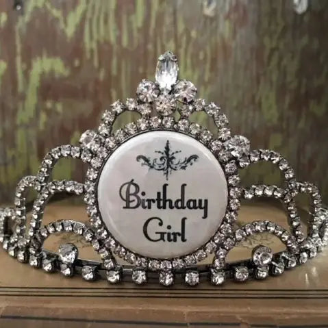 Birthday Girl Rhinestone Crown