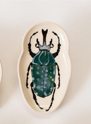 Botanical Beetle Trinket Dish - Choose Favorite Style