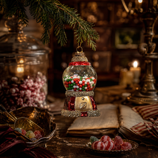 Christmas Gumball Machine Ornament
