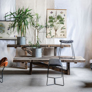 Salvaged Beam Console Table