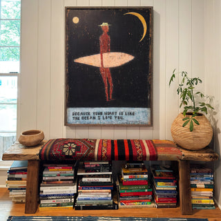 Because Your Heart Is Like The Ocean Art - Choose Size and Style