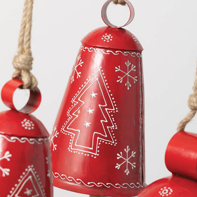 Red Holiday Bell - Choose from 3 Different Sizes