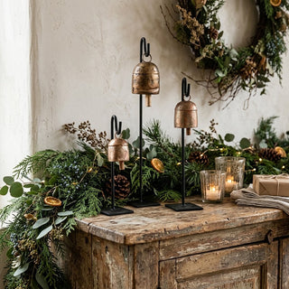 Vintage Inspired Iron Bell Stands - Choose Size