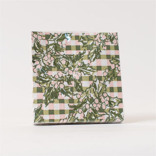 Paper Cocktail Napkins - Frosted Holly