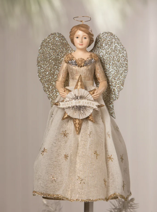 Bethany Lowe Peace on Earth Angel Tree Topper