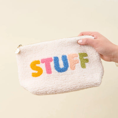 Rainbow Stuff Teddy Pouch