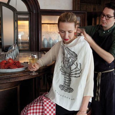 The Linen Lobster Bib