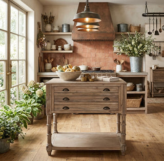 Bimini Kitchen Island - Driftwood