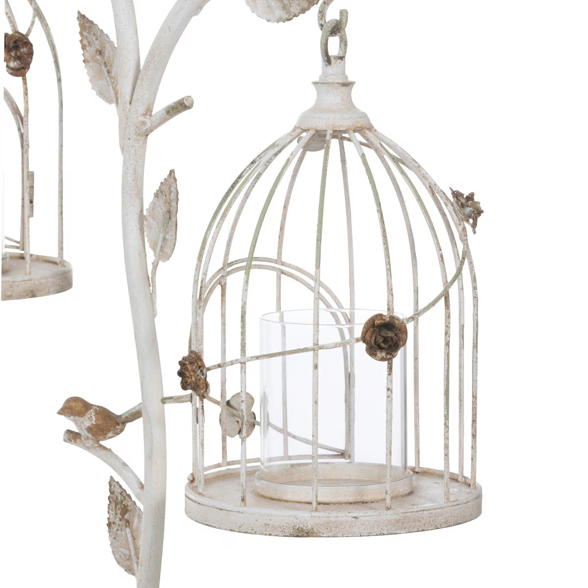 Hanging Bird Cage Votive Holder