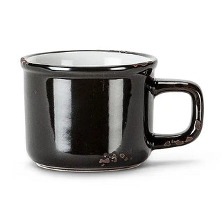 8oz Enamel Look Stoneware Mug - Choose From 5 Different Colors