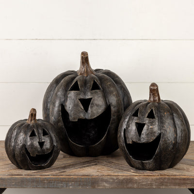 8" Big Mouth Pumpkin - Black