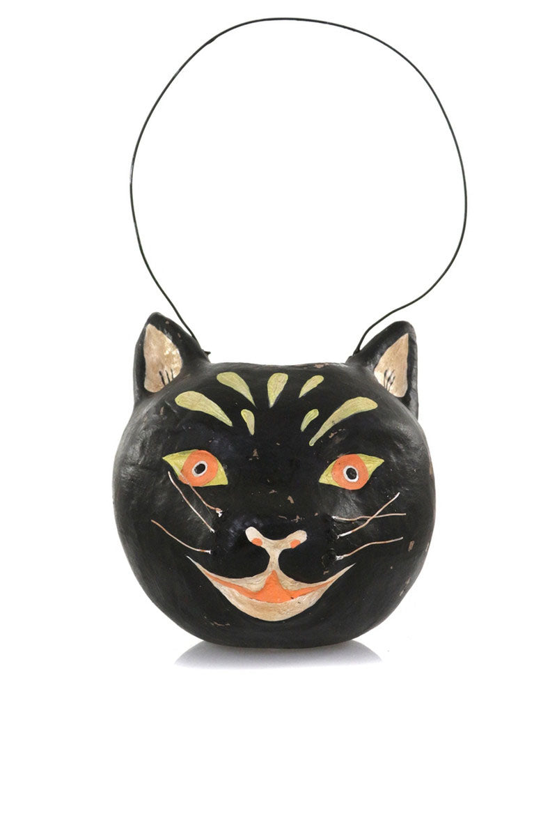 Black Cat Vintage Style Halloween Bucket by Cody Foster