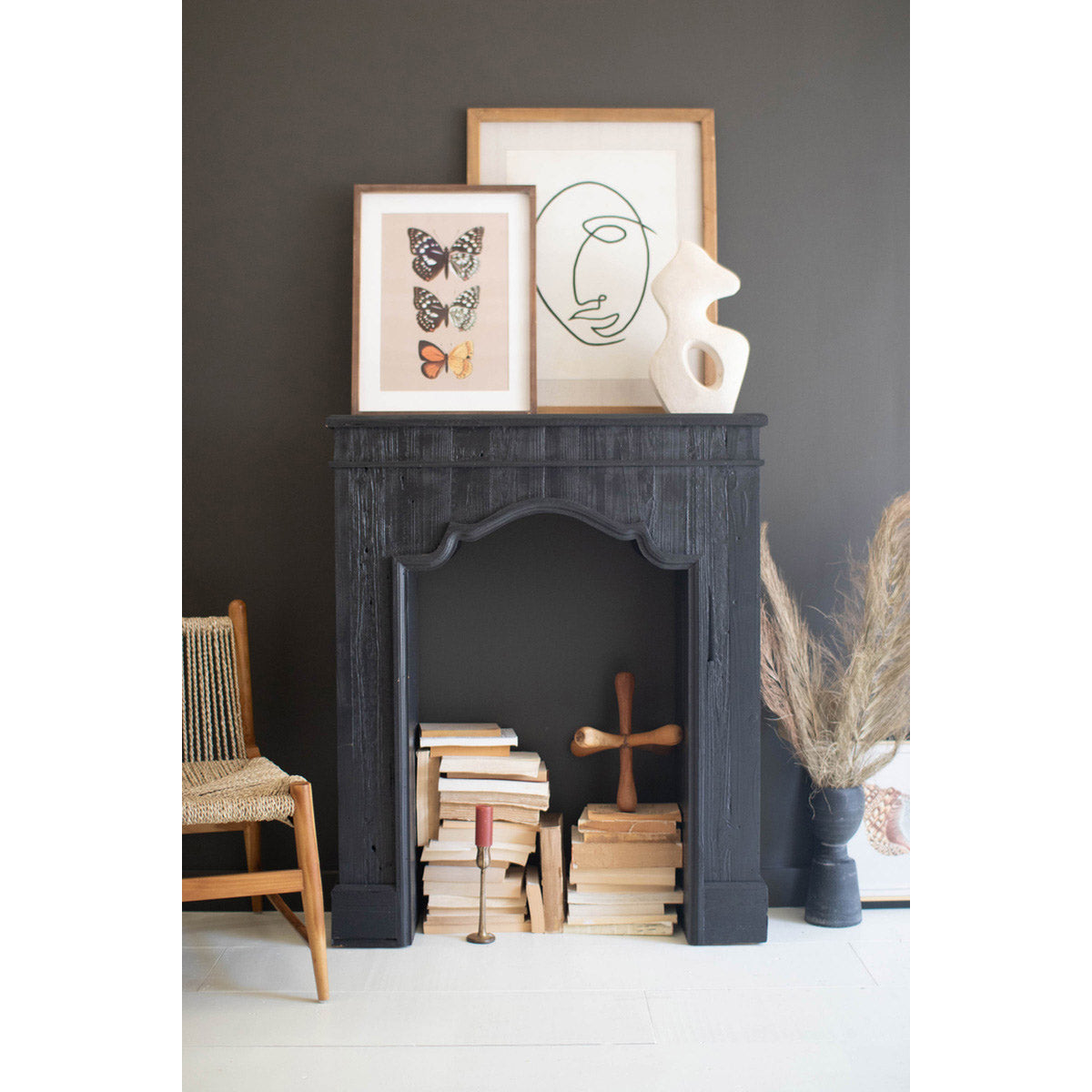 The Musette Fireplace Mantle
