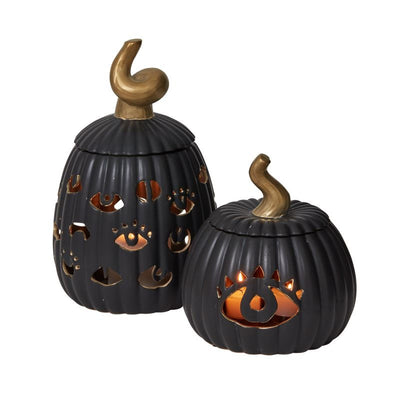 Eyes of Ember Jack O Lantern Pumpkin - Choose Size