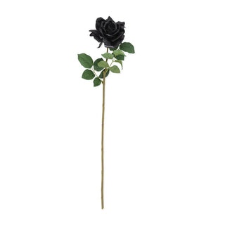 25" Real Touch Black Rose