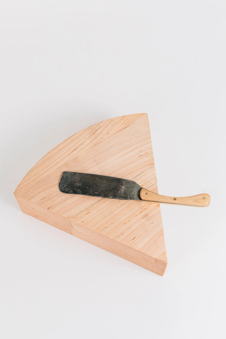 The Cheese Block with Hand-Forged Knife