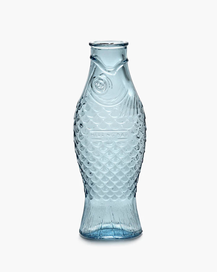 Fish & Fish Glassware Carafe - Available in 4 Different Colors