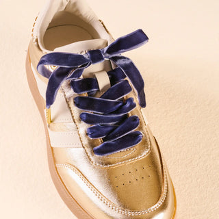 Blue Velvet Shoelaces