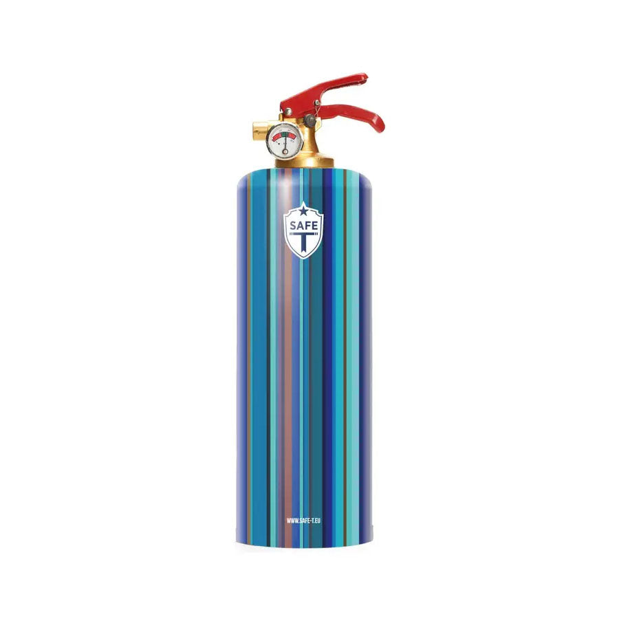 Designer Fire Extinguisher - Coastal Stripe