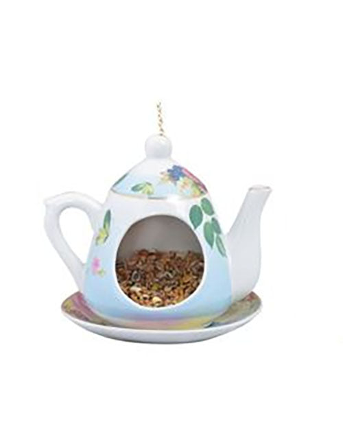 Pretty Teapot Bird Feeder - Choose Your Favorite Color