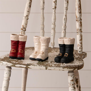 Mini Santa Boot Vase - Choose Color