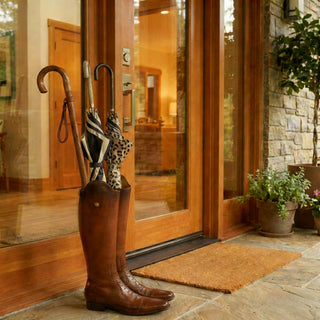 Riding Boots Umbrella Stand