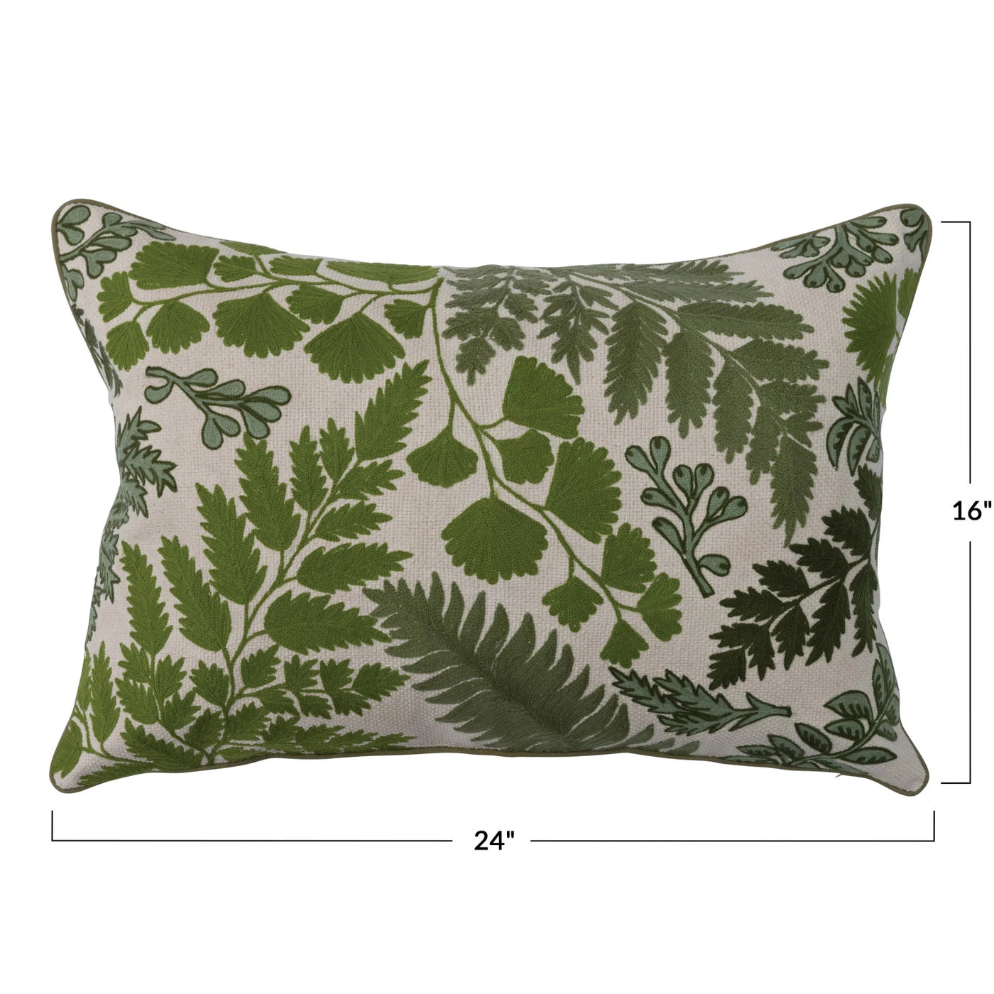 24" Botanical Lumber Pillow