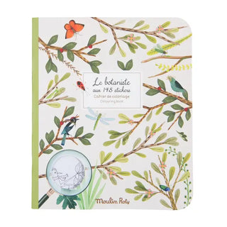 La Bontaniste French Coloring and Sticker Book