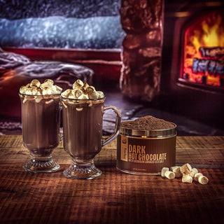 Hot Chocolate with Bourbon Smoked Sea Salt