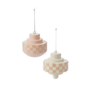 Breda Hand Painted Wooden Ornament - Choose Color