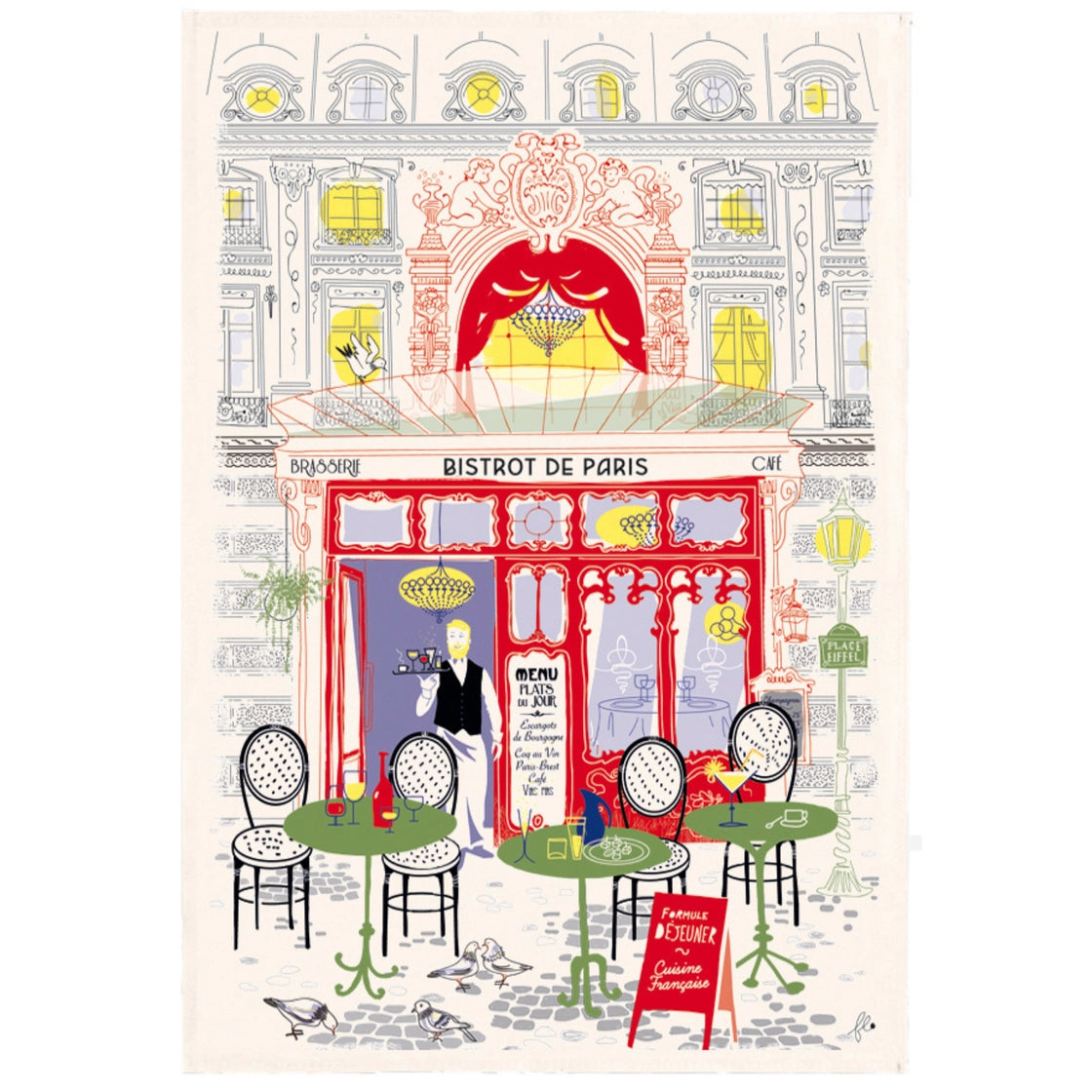 French Shop Dish Towel - The Bistrot