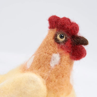 Felt Brood Of Hens - Set of 3