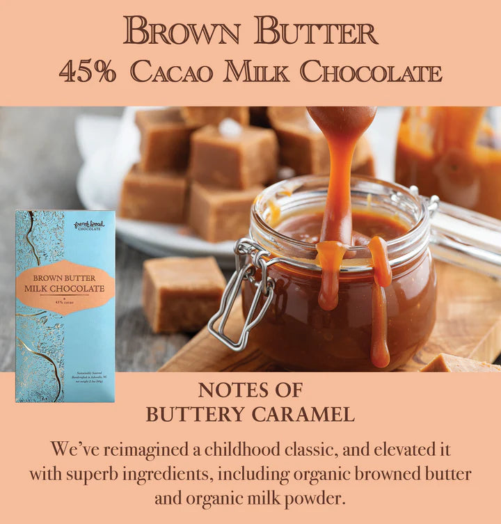 French Broad - Brown Butter Milk Chocolate 45%