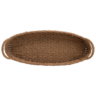 Seagrass Oval Tray