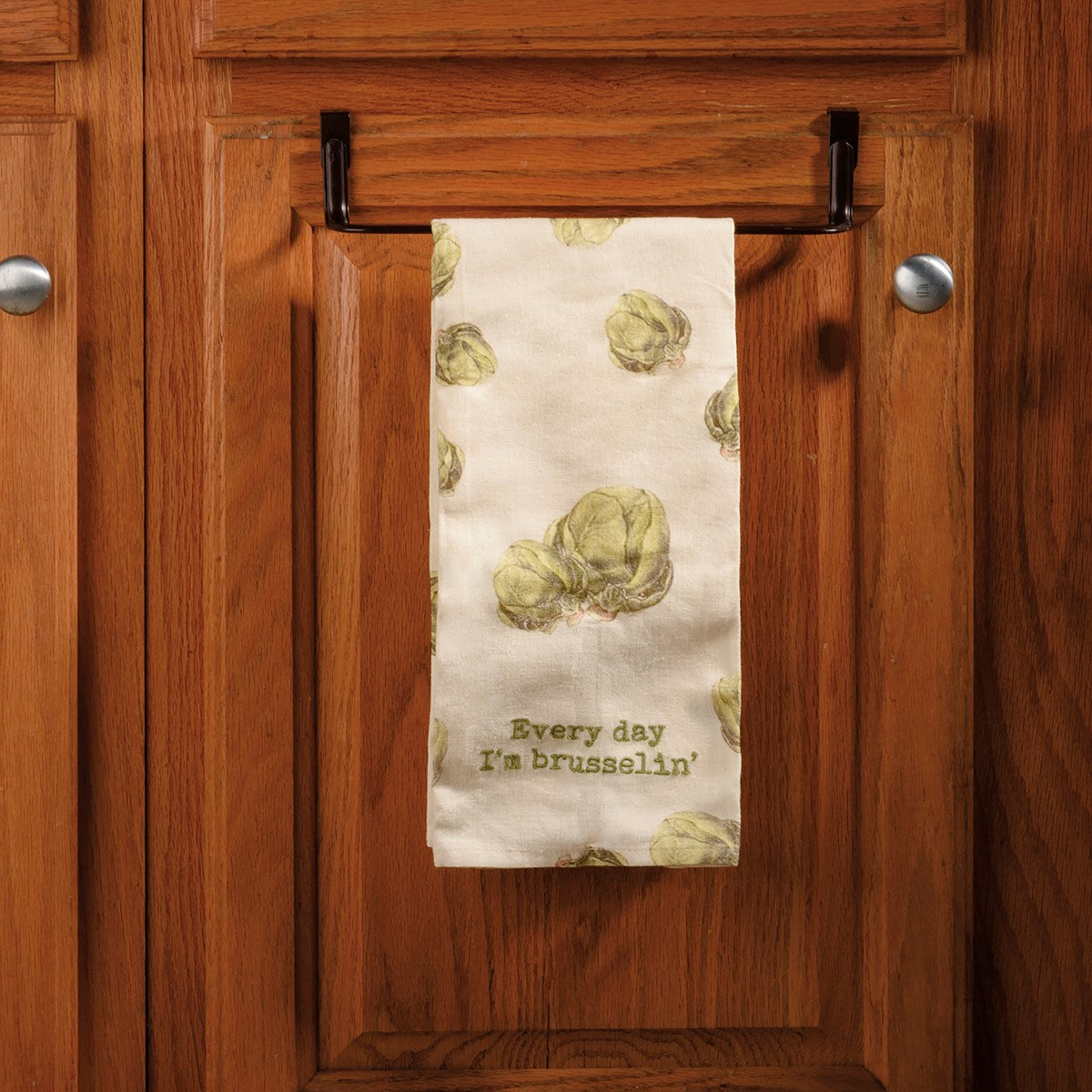 Every Day I'm Brusselin' Kitchen Towel