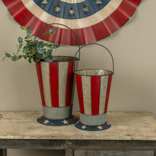 Patriotic Hat Bucket - Choose Size