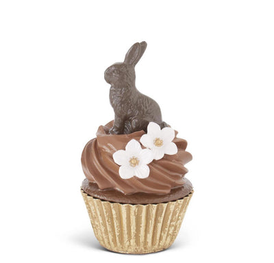 Chocolate Bunny on Cupcake Box