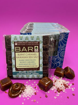 Knipschildt Burnt Caramel Hawaiian Sea Salt Bar